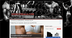 Desktop Screenshot of exercitiisala.com